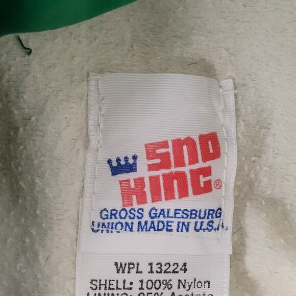 Vintage Estech Harvest King Jacket Medium 23x29 Green - Picture 7 of 15